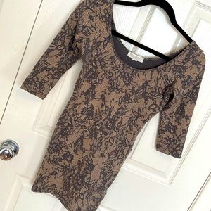 Capri sleeve Mini dress